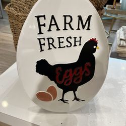 Farm Fresh Eggs Sign