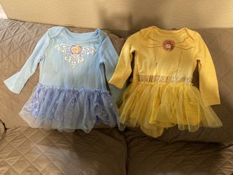 Disney Onesie Dresses (6/9 Month)