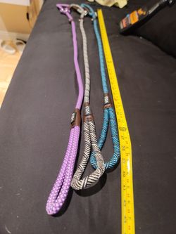 three Fida Durable Slip Lead Dog Leashes