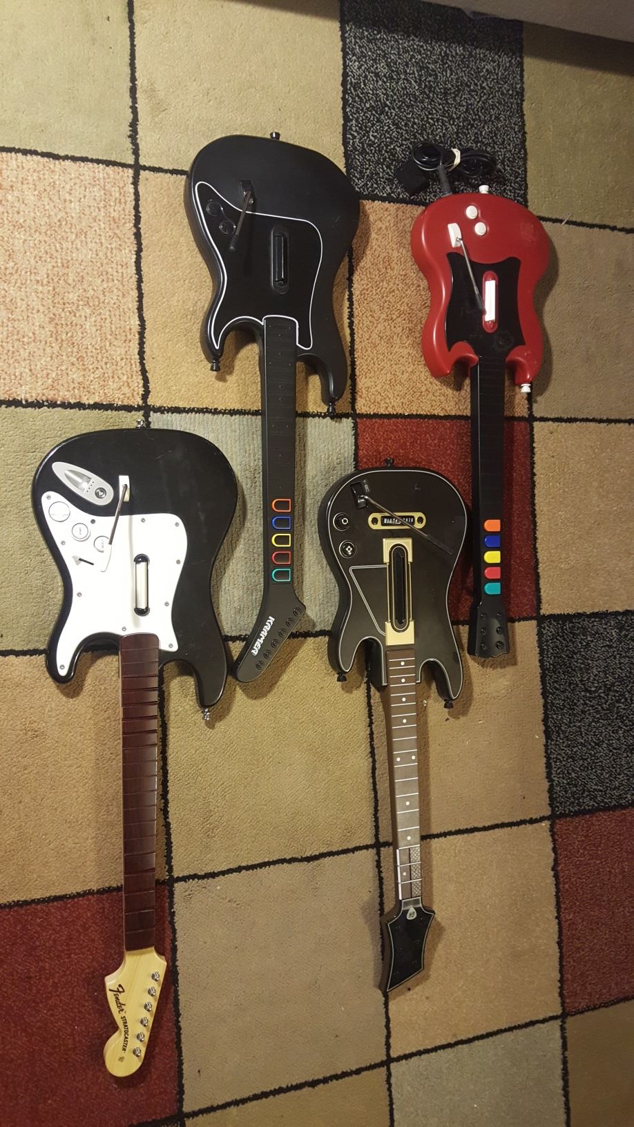 Ps3 and Ps2 Guitars for Guitar Hero