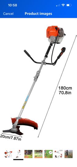 52cc Gas Brush Cutter / Weed Wacker 2-in-1 - New (photo 1 is reference)