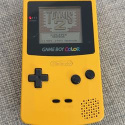 Vintage Nintendo Game Boy Color + Tetris 2