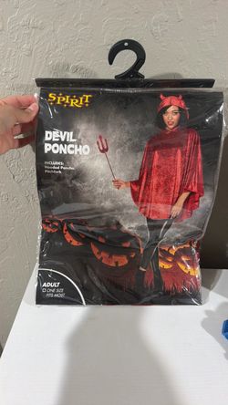 Women’s devil poncho