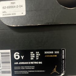 Olive Green Jordan 8s Size 6y