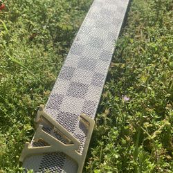 Louis Vuitton White Initials Belt