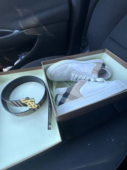 Burberry shoes and belt