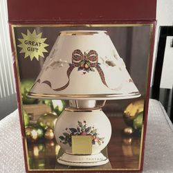 Lenox Holiday Tartan Candle Lamp