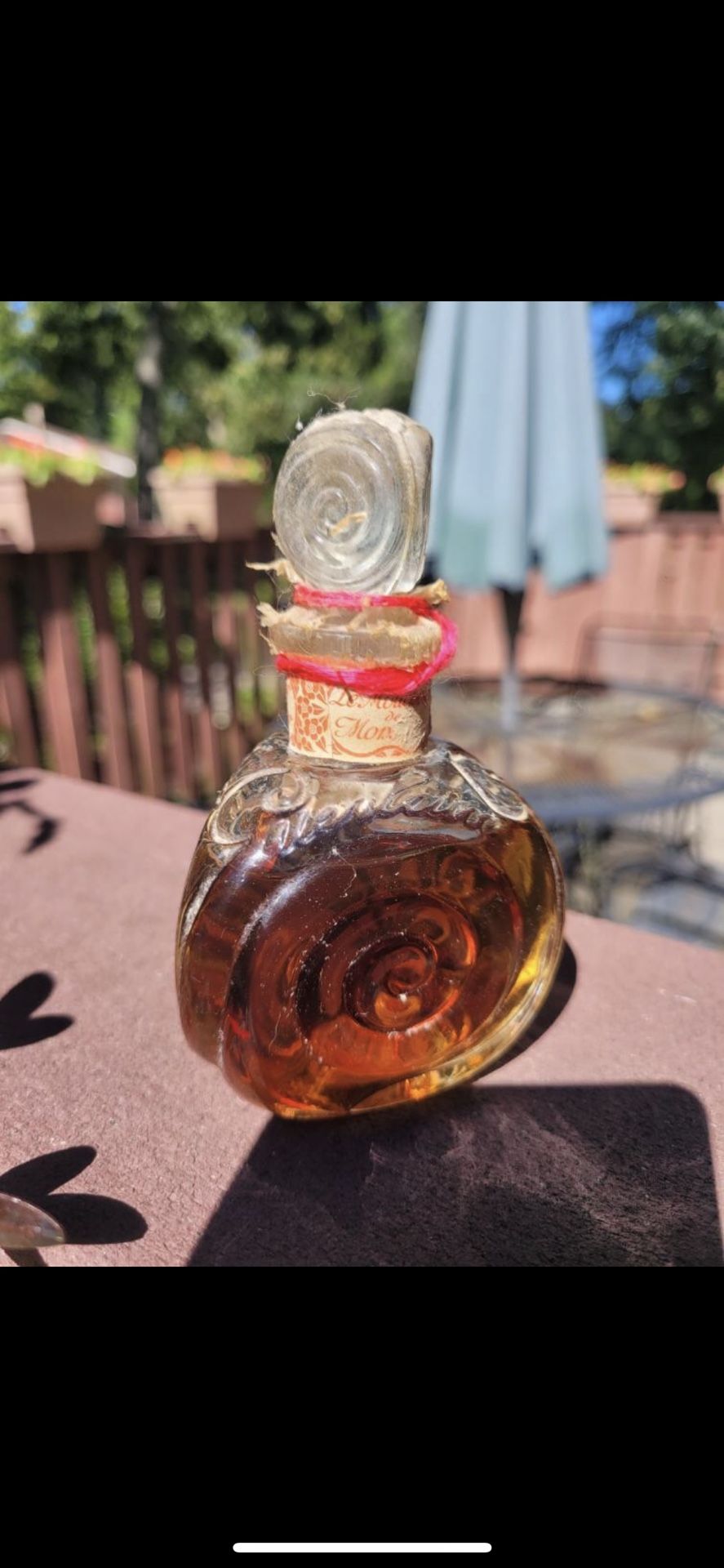 Guerlain Baccarat Flacon Escargot Mouchoir De Monsieur circa 1904 ..Never Opened!!