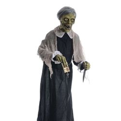 Spirit Halloween Undead Granny 5 ft Animatronic 
