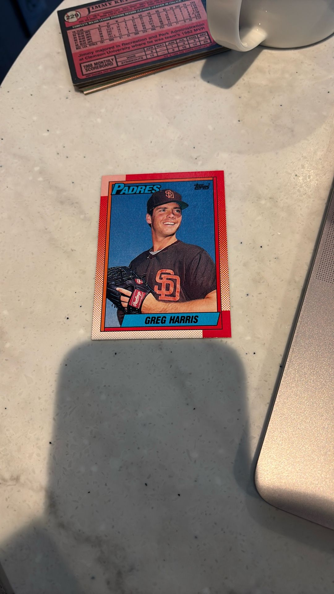 Greg Harris 1989 Padres (Topps)