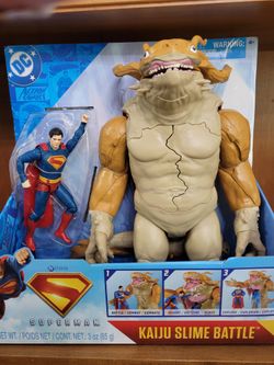 NEW Spin Master DC Comics Superman Kaiju Slime Battle figures