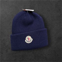 Moncler Beanie Navy Blue 