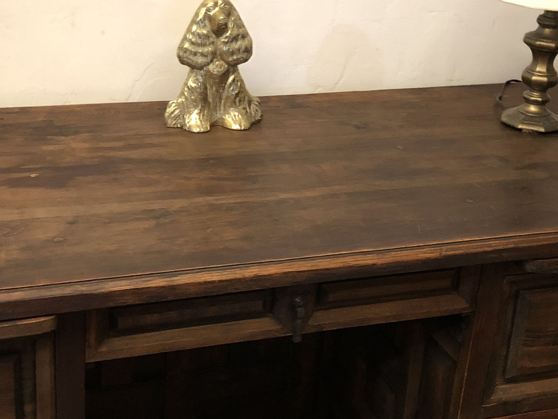 Beautiful Ornate Solid Wood Desk