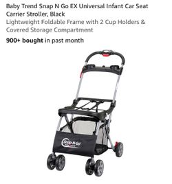 Baby Trend Snap N Go EX Universal Infant Car Seat Carrier~ Baby Trend Snap N Go EX Universal Cargador de asiento infantil Carreola