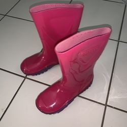 Girls rainboots : size 13.5 Toodler