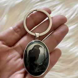 Brand New Black Game Of Thrones Pendant Keychain 