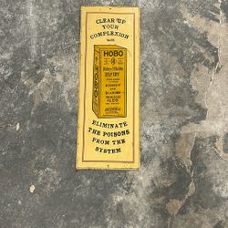 Vintage Hobo Remedy Tin Sign 