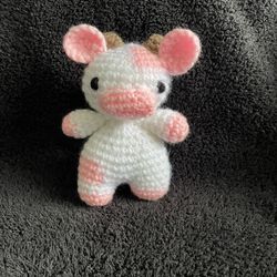 Crocheted cow