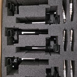 Coils and spark plugs