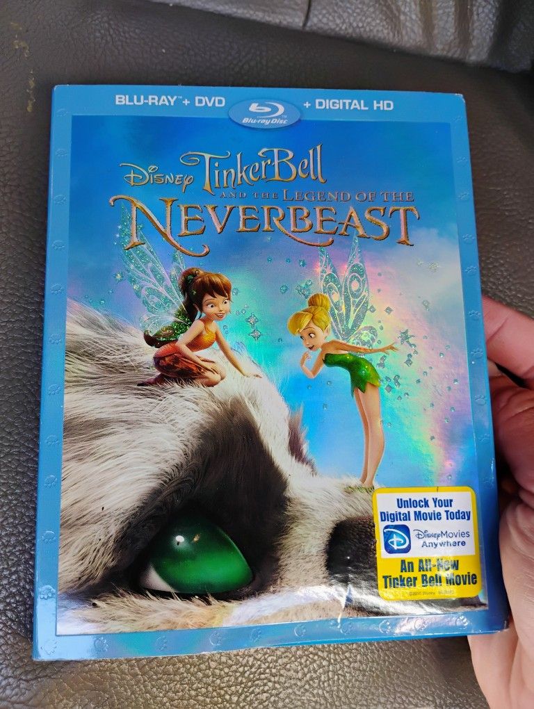 Disney Tinker bell And The Legend Of The Neverbeast Blu-ray/DVD Combo