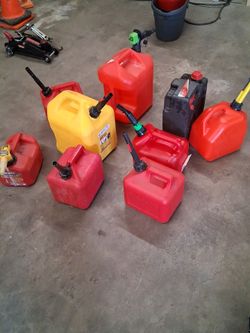 Gas can lot