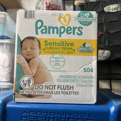 Pampers  Sensitive Wipes -6 Pack(84ct)