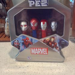 Brand New Pez Marvel Tin Disney 100