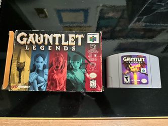 Gauntlet Legends Nintendo 64 with Box original owner