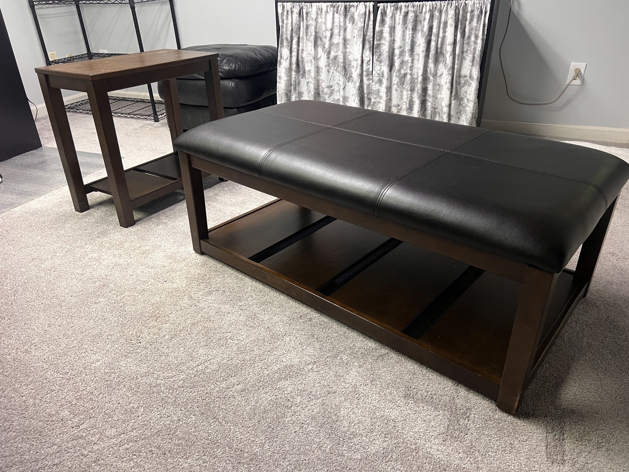 Cocktail end table set