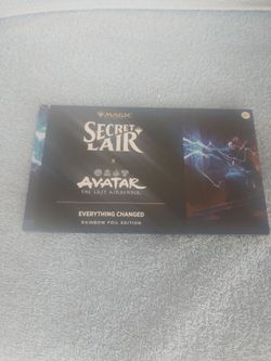 MTG Secret Lair Avatar The Last Airbender "Everything Changed" FOIL Edition NIP