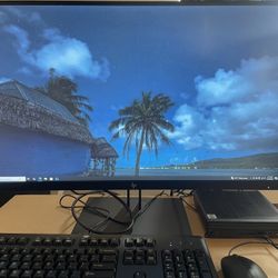 HP MONITOR 27 INCHES WITH HP DESKTOP MINI