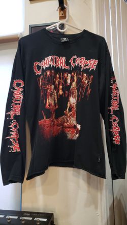 Cannibal Corpse Butchered At Birth Long Sleeve Shirt Large Size