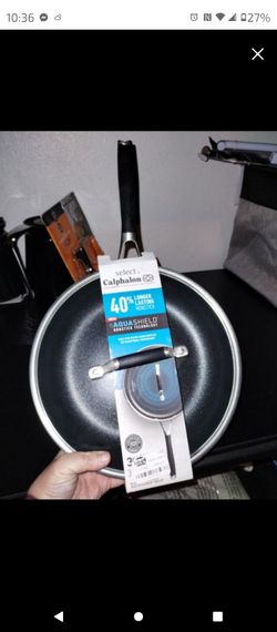 New Calphalon Saute Pan With Lid $30