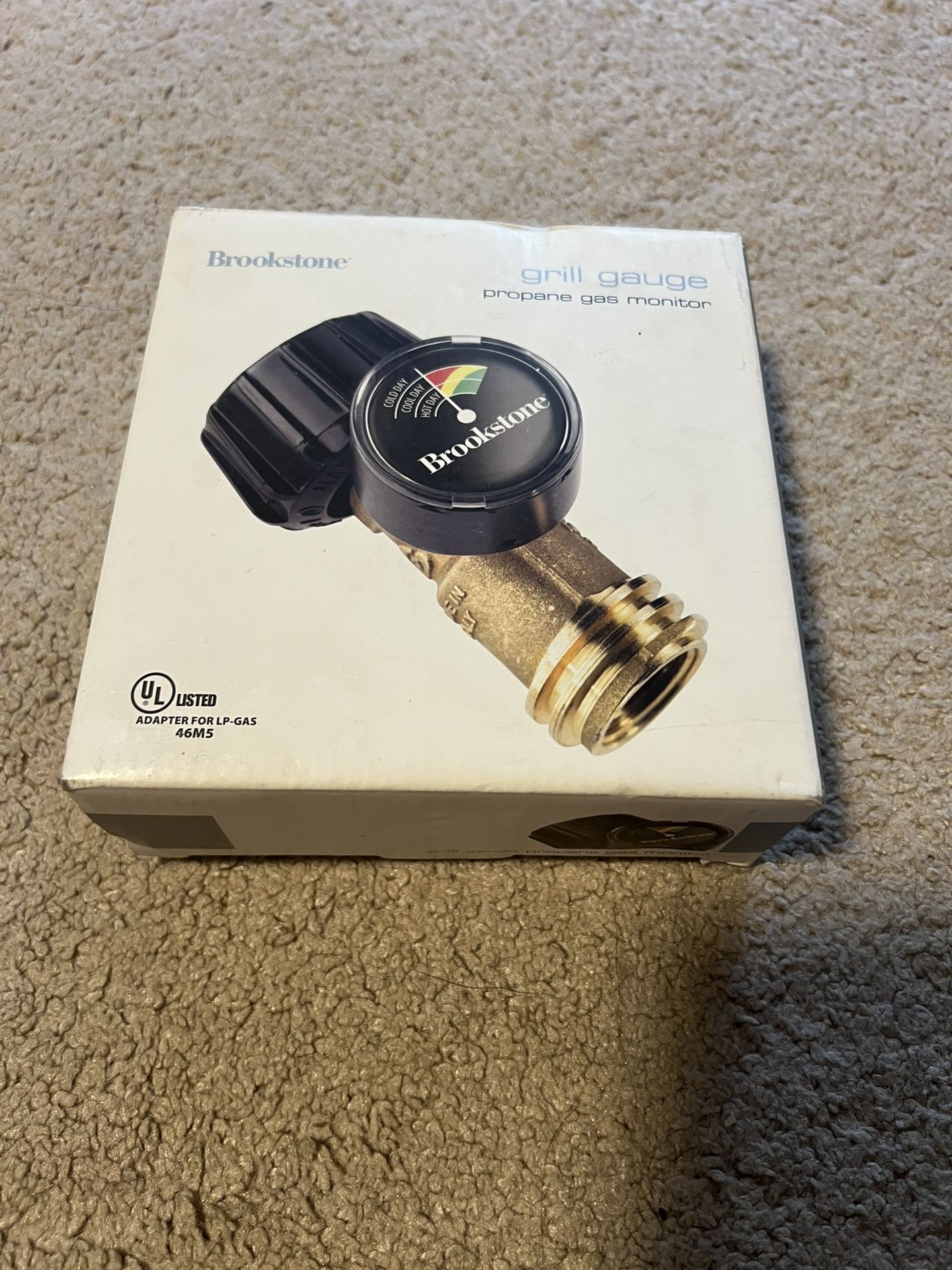 Brookstone Grill Gauge Propane Gas Monitor