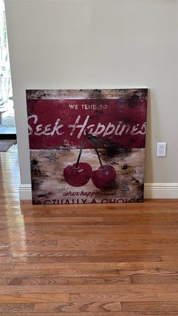 Rodney White Print Seek Happiness  Wall Art Canvas