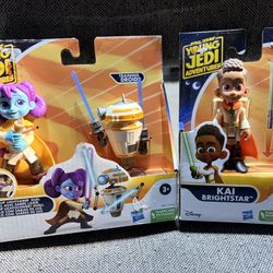 Star Wars Young Jedi Adventures Figures – Lys Solay & Kai Brightstar
