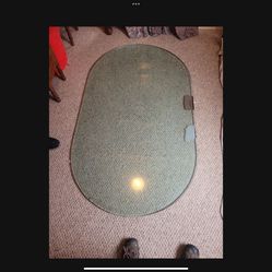 Oval Glass table top