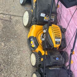 Commercial cub Cadet Self Propelled Mower W Bag