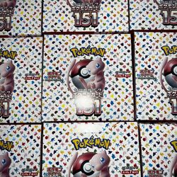Pokemon 151 Japanese Booster Boxes