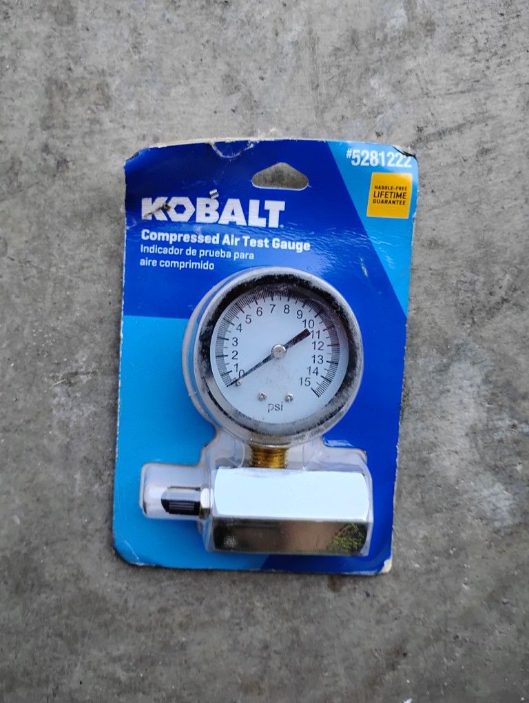 Kobalt Air Test Gauge 3/4 inch Press tool