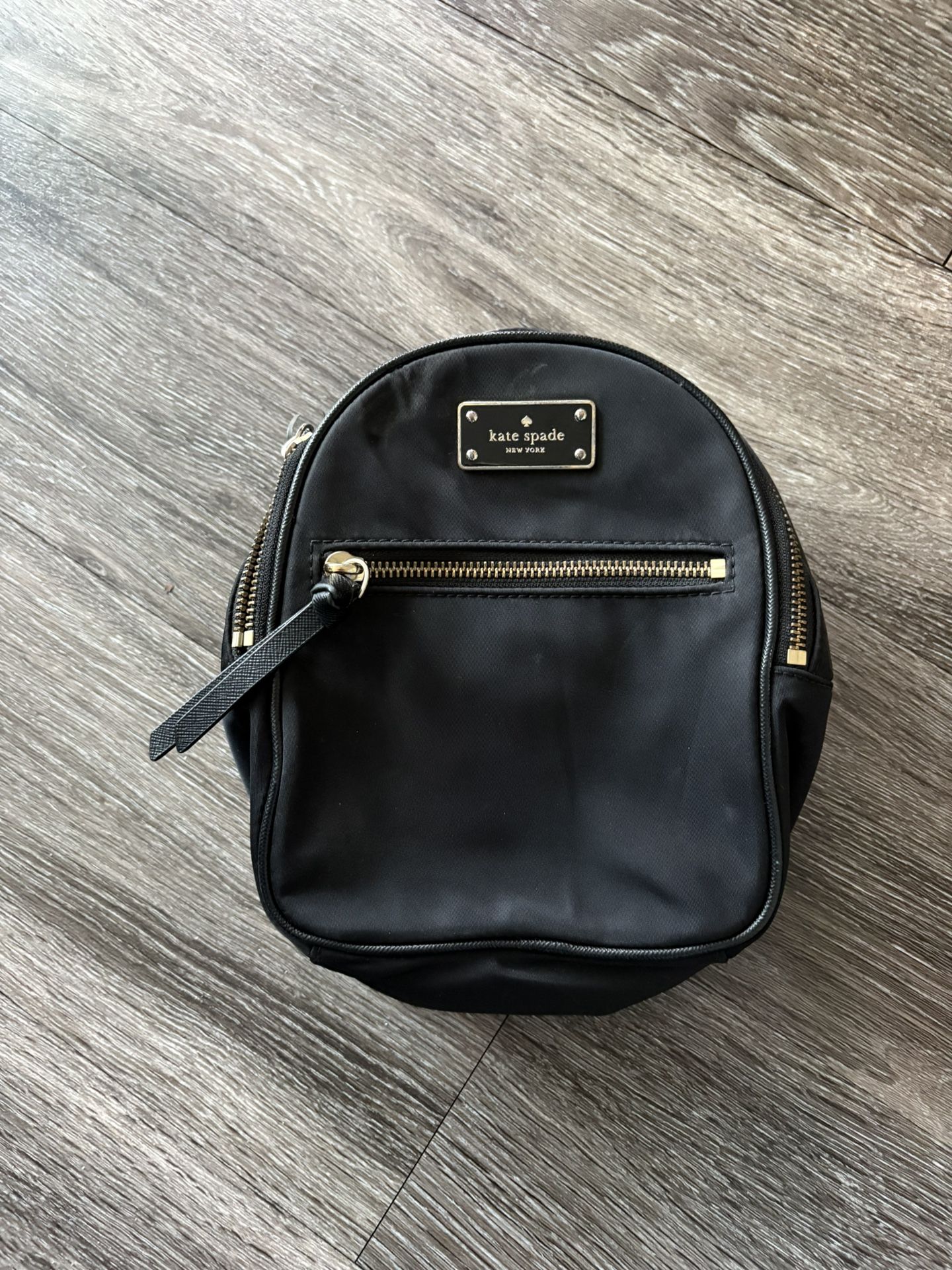 Kate Spade New York Small Black Nylon Backpack
