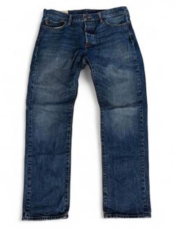 Abercrombie & Fitch Mens 33x32 Classic Straight Button Fly Jeans