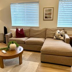 Crate and Barrel - Barrett Sectional Sofa