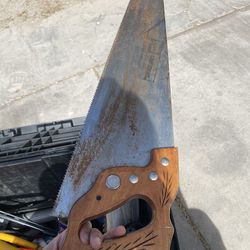 Vtg craftsman hand saw