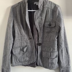 Gray blazer jacket 