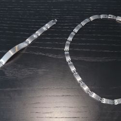 Silver 925 Chain And Bracelet 