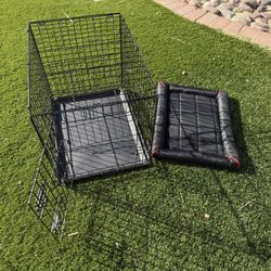 Small Dog Crate And Accessories 