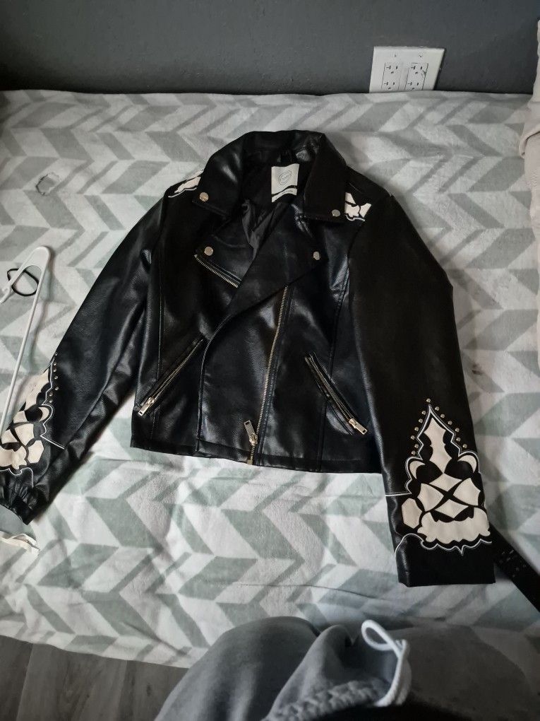 Faux Leather Jacket 