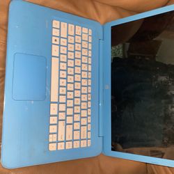 HP stream Blue Chromebook 