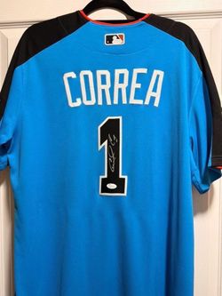 Astros Carlos Correa 2017 all star jersey signed and certified